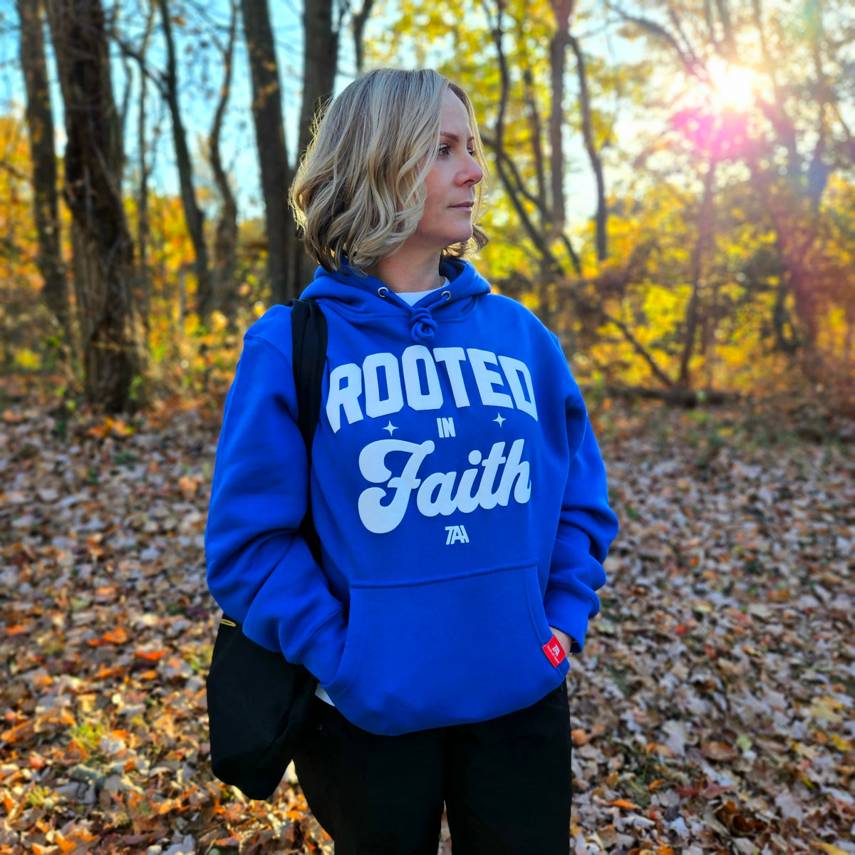 Rooted In Faith Hoodie - Royal