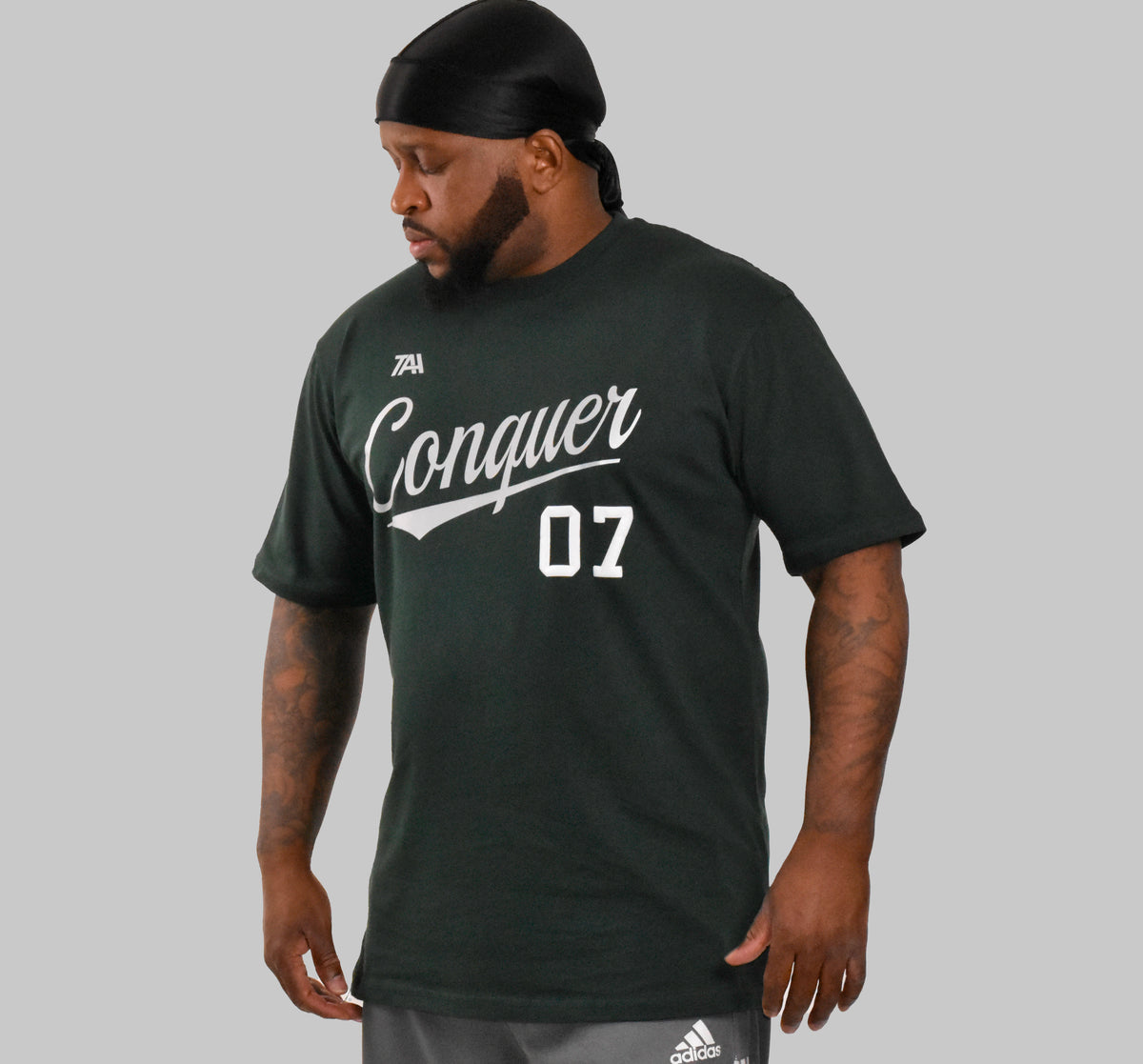 Conquer T-shirt - Dark Green
