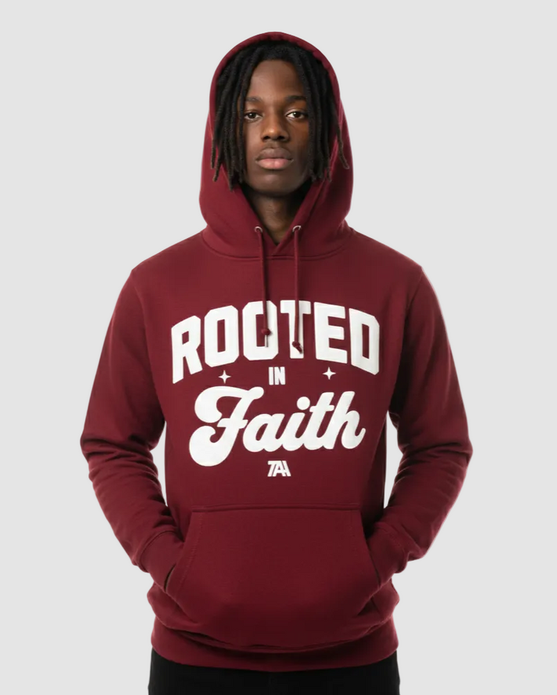 THE FOUNDATION HOODIE // BURGUNDY