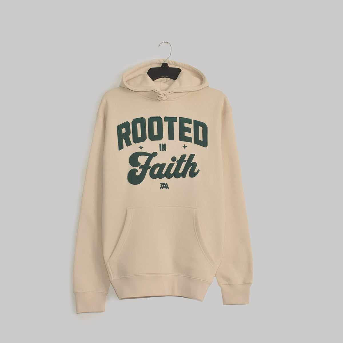 Rooted In Faith Hoodie - Sand