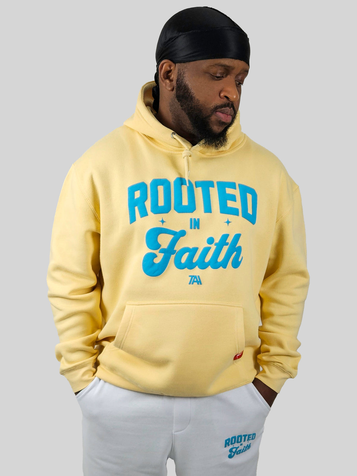 Rooted In Faith Hoodie - Yellow