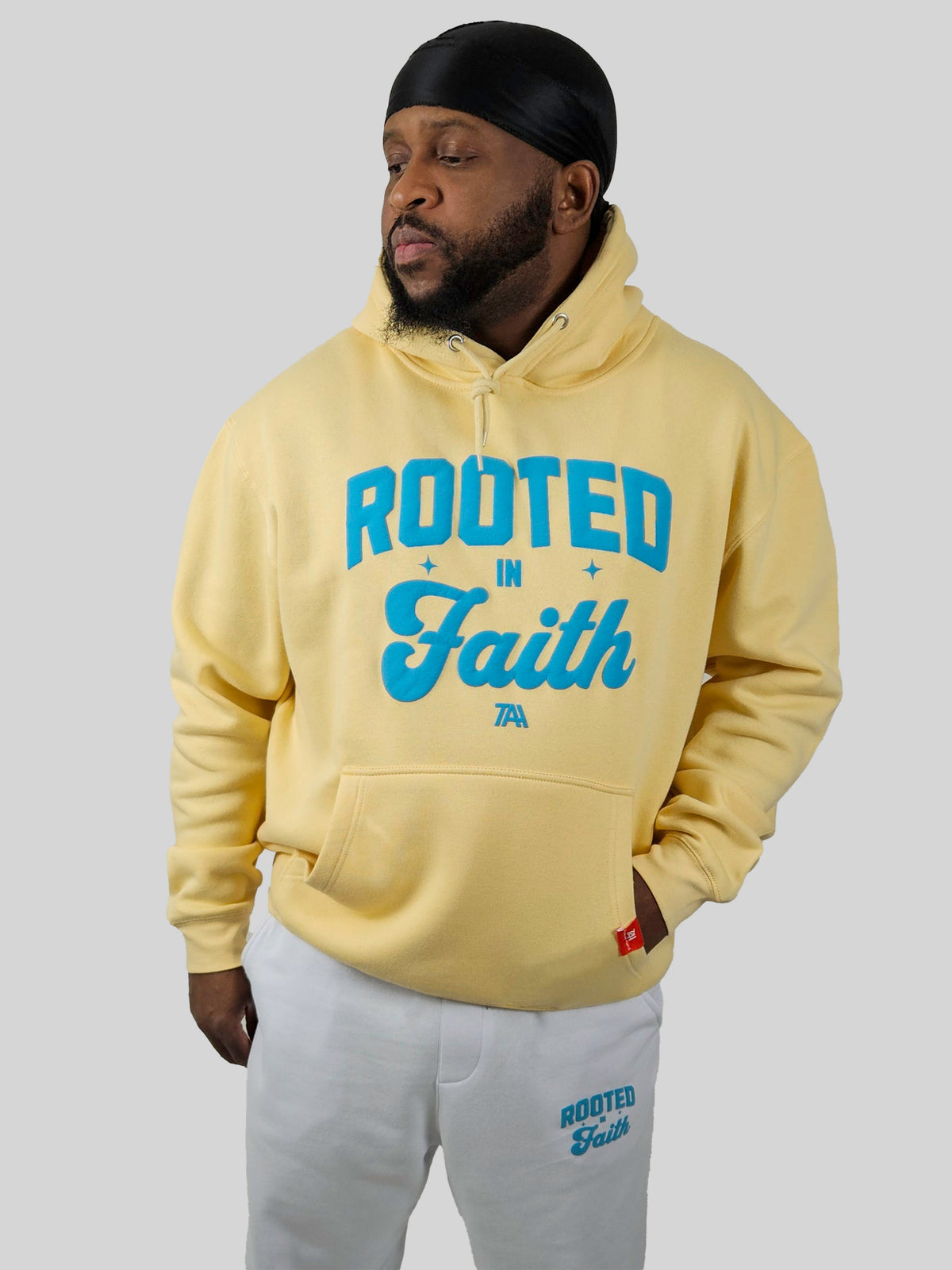 Rooted In Faith Hoodie - Yellow