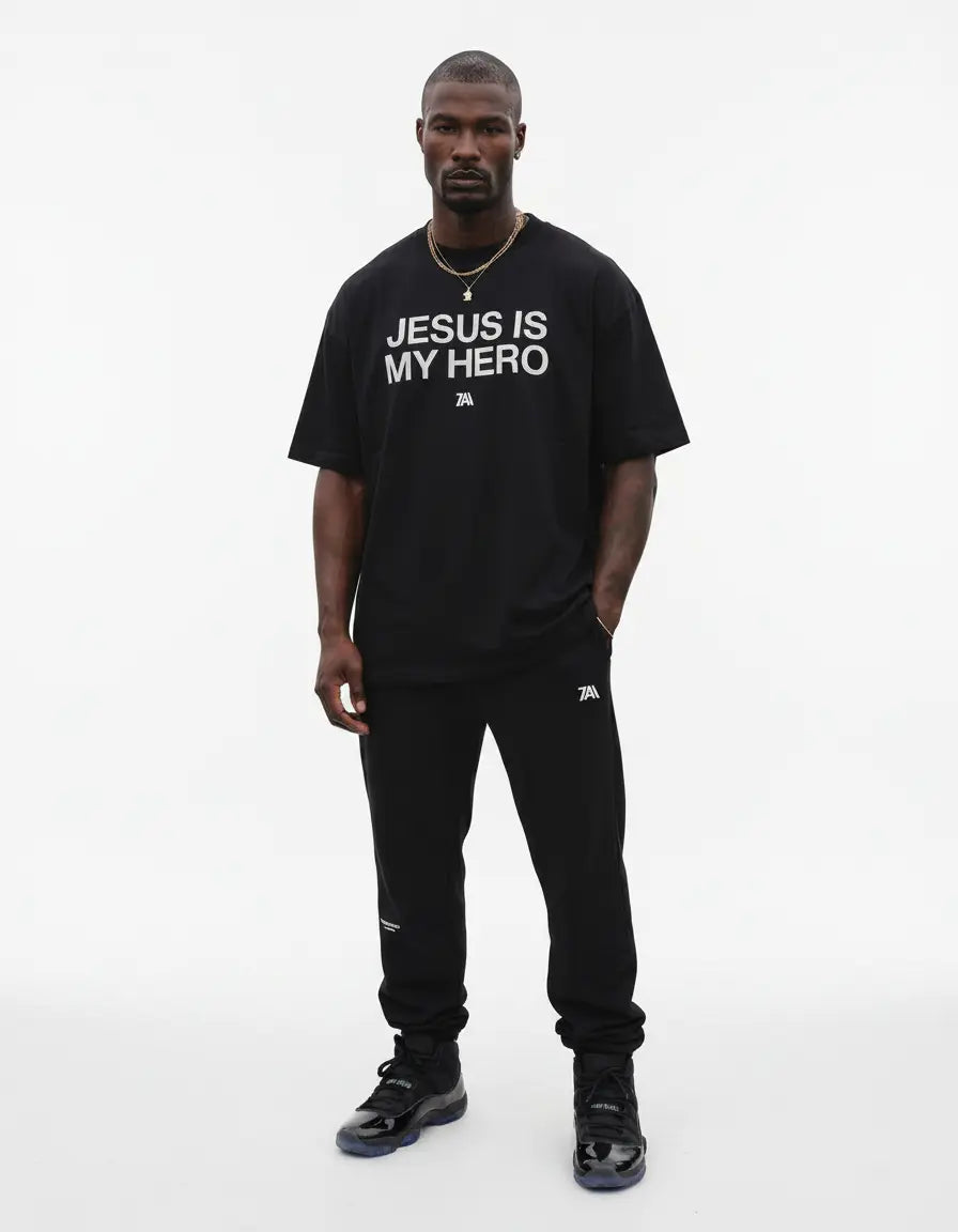 Jesus Is My Hero™ Black