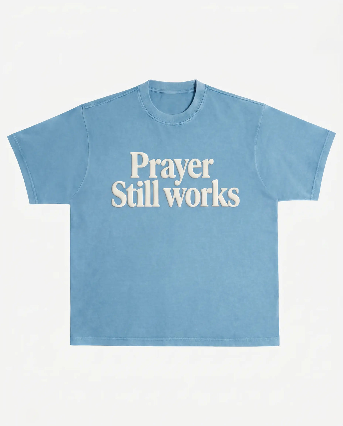 Prayer Still Works Tee™ Pebble Blue
