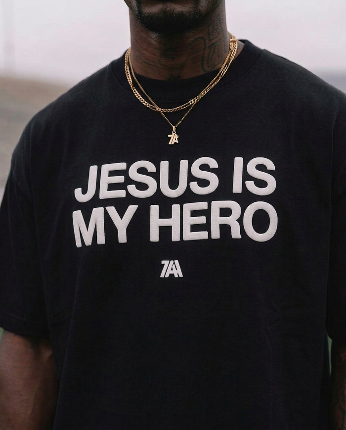 Jesus Is My Hero™ Black